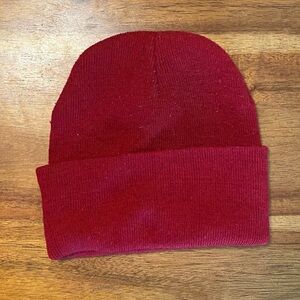 Red Knit Beanie